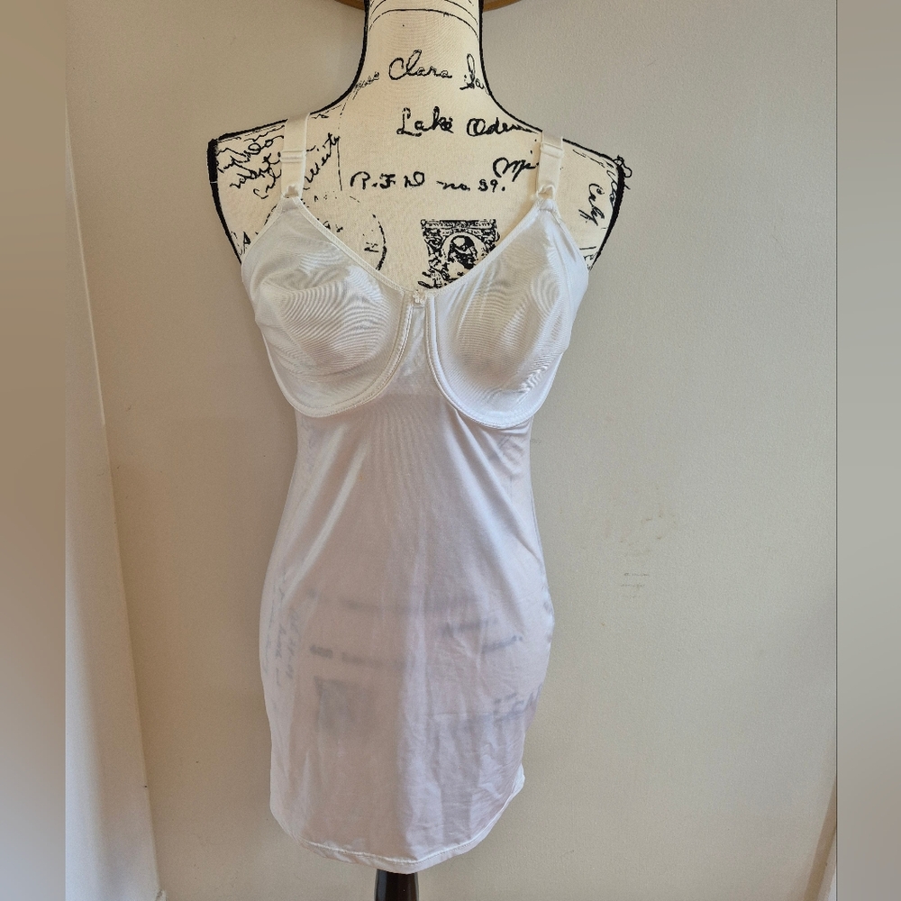 Bali White Sheer Lingerie Size 38D.